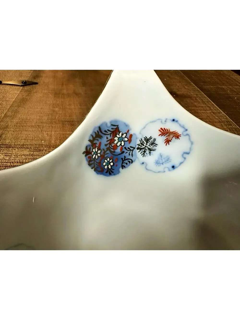 Vintage Japanese Imari Style Porcelain Dish